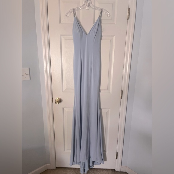 JOVANI Prom Dress Light Blue Size 0 - Picture 1 of 7